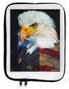 Patriotic Bald Eagle - American Flag 9 x 11.5 Tablet Sleeve by TooLoud-TooLoud-White-Black-Davson Sales