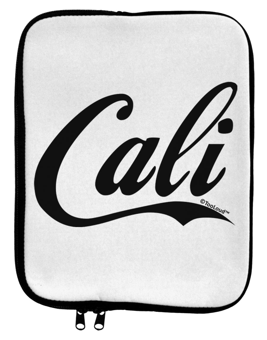 California Republic Design - Cali 9 x 11.5 Tablet Sleeve by TooLoud-TooLoud-White-Black-Davson Sales