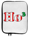 Ho Ho Ho Math Christmas 9 x 11.5 Tablet Sleeve-TooLoud-White-Black-Davson Sales