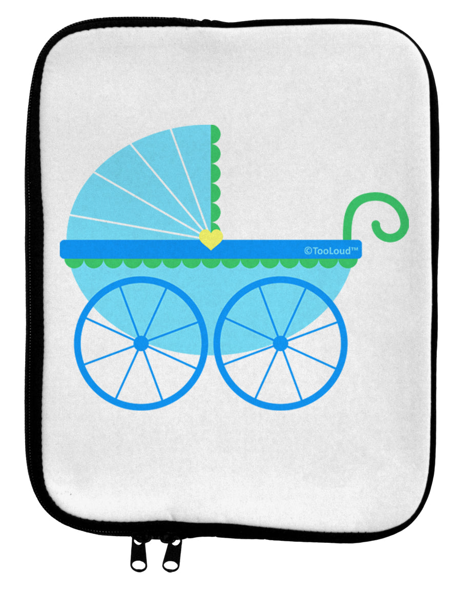 Baby Boy Carriage 9 x 11.5 Tablet Sleeve by TooLoud-TooLoud-White-Black-Davson Sales