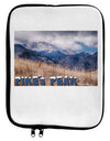 Pikes Peak CO Mountains Text 9 x 11.5 Tablet Sleeve by TooLoud-TooLoud-White-Black-Davson Sales