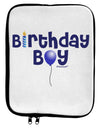 Birthday Boy - Candle and Balloon 9 x 11.5 Tablet Sleeve by TooLoud-TooLoud-White-Black-Davson Sales