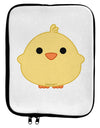 Cute Little Chick - Yellow 9 x 11.5 Tablet Sleeve by TooLoud-TooLoud-White-Black-Davson Sales