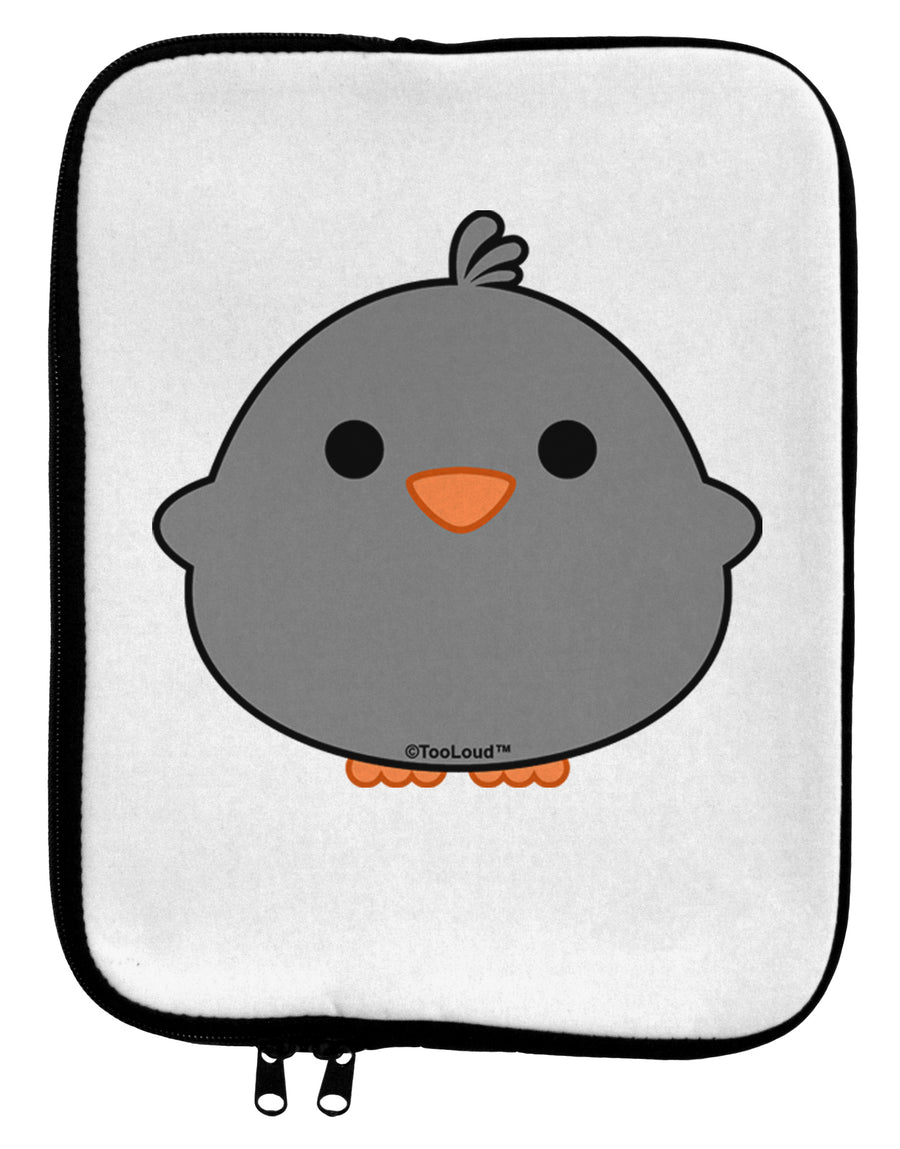 Cute Little Chick - Black 9 x 11.5 Tablet Sleeve by TooLoud-TooLoud-White-Black-Davson Sales