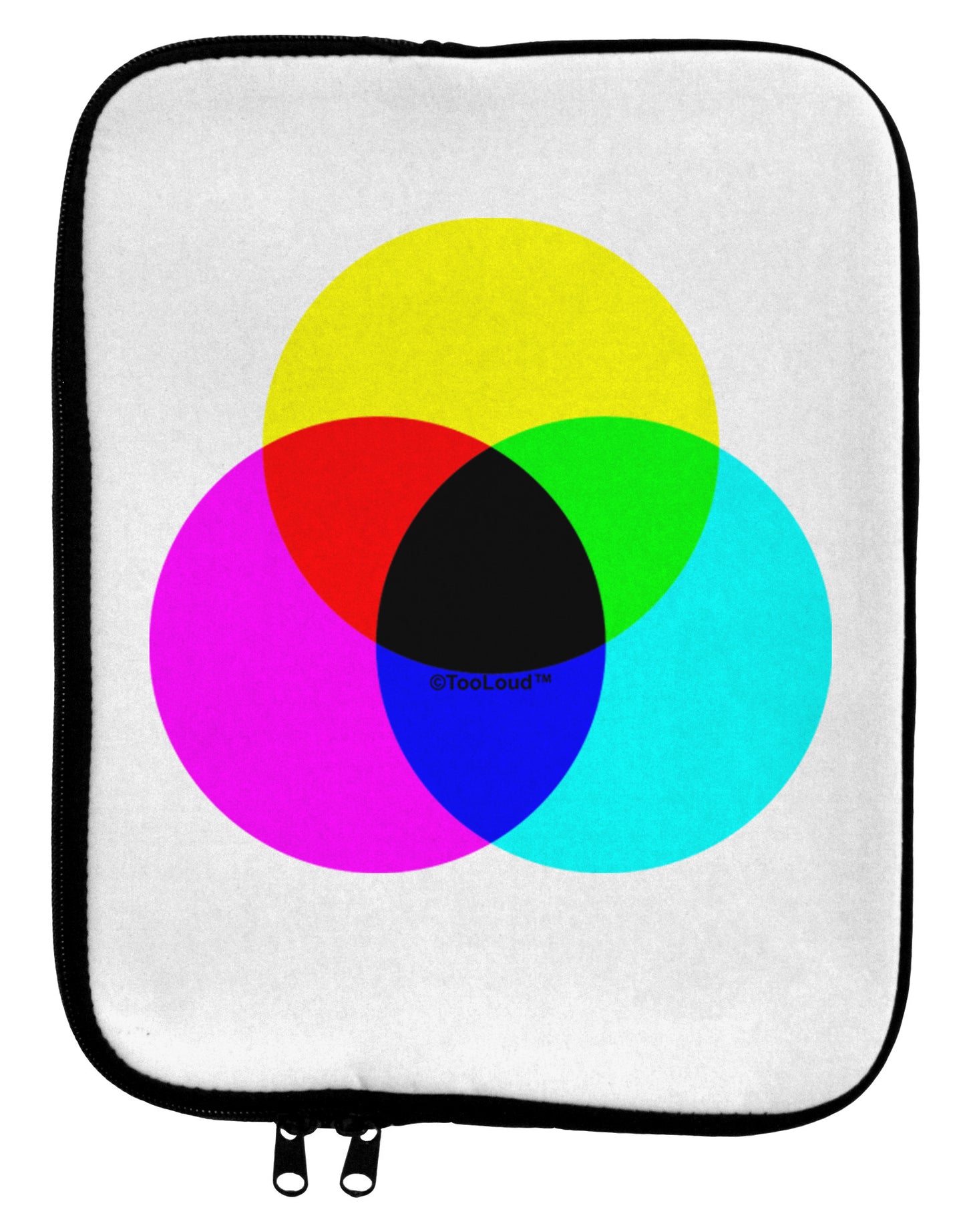 CMYK Color Model 9 x 11.5 Tablet Sleeve by TooLoud-TooLoud-White-Black-Davson Sales