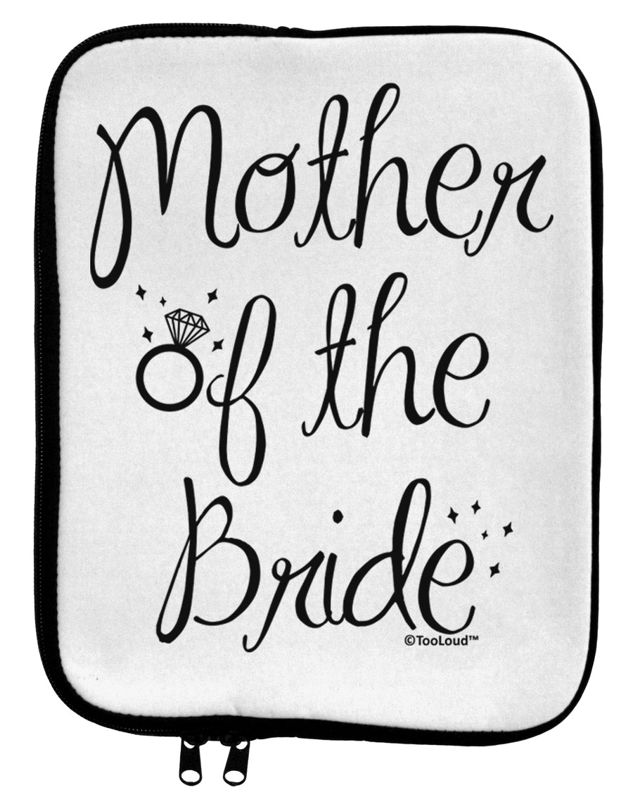 Mother of the Bride - Diamond 9 x 11.5 Tablet Sleeve by TooLoud-TooLoud-White-Black-Davson Sales