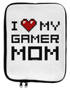 I Heart My Gamer Mom 9 x 11.5 Tablet Sleeve by TooLoud-TooLoud-White-Black-Davson Sales