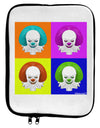 Clown Face Pop Art 9 x 11.5 Tablet Sleeve by TooLoud-TooLoud-White-Black-Davson Sales