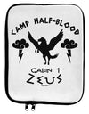 Camp Half Blood Cabin 1 Zeus 9 x 11.5 Tablet Sleeve by TooLoud-TooLoud-White-Black-Davson Sales