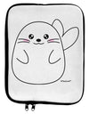 Cute Seal 9 x 11.5 Tablet Sleeve by TooLoud-TooLoud-White-Black-Davson Sales