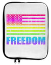American Pride - Rainbow Flag - Freedom 9 x 11.5 Tablet Sleeve by TooLoud-TooLoud-White-Black-Davson Sales
