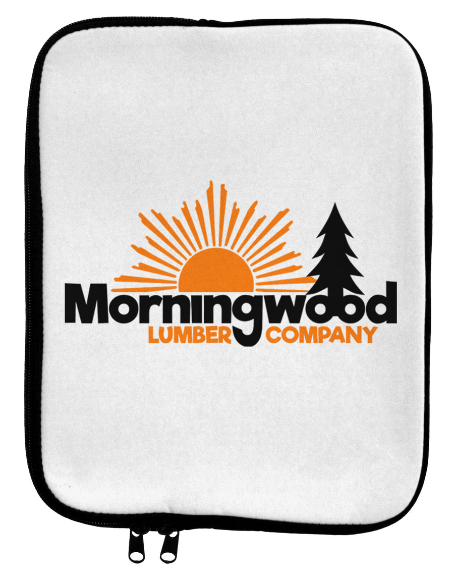 Morningwood Company Funny 9 x 11.5 Tablet Sleeve by TooLoud-TooLoud-White-Black-Davson Sales