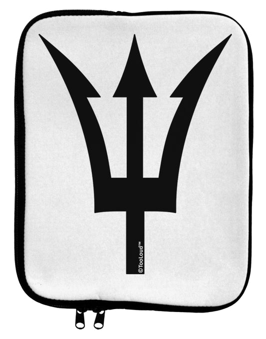 Trident of Poseidon 9 x 11.5 Tablet Sleeve by TooLoud-TooLoud-White-Black-Davson Sales