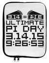 Ultimate Pi Day Design - Mirrored Pies 9 x 11.5 Tablet Sleeve by TooLoud-TooLoud-White-Black-Davson Sales