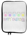 Cute Pastel Bunnies - Hoppy Easter 9 x 11.5 Tablet Sleeve by TooLoud-TooLoud-White-Black-Davson Sales