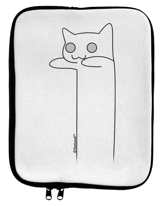 Longcat - Internet Humor 9 x 11.5 Tablet Sleeve by TooLoud-TooLoud-White-Black-Davson Sales