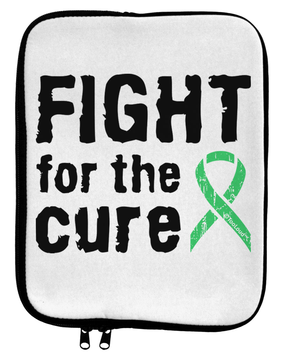 Fight for the Cure - Light Green Ribbon Celiac Disease 9 x 11.5 Tablet Sleeve by TooLoud-TooLoud-White-Black-Davson Sales