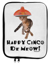 Cat with Pink Sombrero - Happy Cinco de Meow 9 x 11.5 Tablet Sleeve by TooLoud-TooLoud-White-Black-Davson Sales