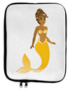 Mermaid Design - Yellow 9 x 11.5 Tablet Sleeve by TooLoud-TooLoud-White-Black-Davson Sales