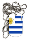 Uruguay Flag AOP Adult Dog Tag Chain Necklace-Dog Tag Necklace-TooLoud-1 Piece-Davson Sales