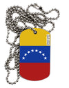 Venezuela Flag AOP Adult Dog Tag Chain Necklace-Dog Tag Necklace-TooLoud-1 Piece-Davson Sales