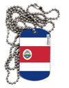 Costa Rica Flag AOP Adult Dog Tag Chain Necklace-Dog Tag Necklace-TooLoud-1 Piece-Davson Sales
