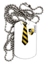 Wizard Uniform Yellow and Black AOP Adult Dog Tag Chain Necklace by TooLoud-TooLoud-1 Piece-Davson Sales