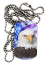 All American Eagle All Over Adult Dog Tag Chain Necklace by TooLoud-Dog Tag Necklace-TooLoud-White-Davson Sales