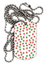 Strawberries Everywhere Adult Dog Tag Chain Necklace by TooLoud-Dog Tag Necklace-TooLoud-White-Davson Sales