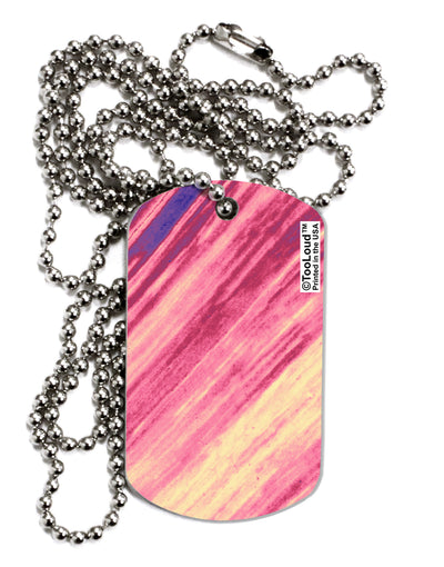 Venus Storm Abstract Adult Dog Tag Chain Necklace by TooLoud-Dog Tag Necklace-TooLoud-White-Davson Sales