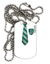 Wizard Uniform Green and Silver Adult Dog Tag Chain Necklace by TooLoud-TooLoud-1 Piece-Davson Sales