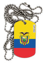 Ecuador Flag AOP Adult Dog Tag Chain Necklace-Dog Tag Necklace-TooLoud-1 Piece-Davson Sales