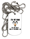 TooLoud I'm not Dumb I'm Just really good at pretending I am Adult Dog Tag Chain Necklace-Dog Tag Necklace-TooLoud-1 Piece-Davson Sales