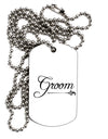 TooLoud Groom Adult Dog Tag Chain Necklace-Dog Tag Necklace-TooLoud-1 Piece-Davson Sales