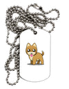 Kawaii Standing Puppy Adult Dog Tag Chain Necklace-Dog Tag Necklace-TooLoud-1 Piece-Davson Sales