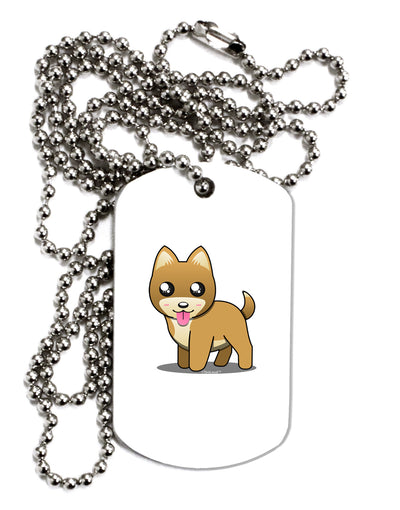 Kawaii Standing Puppy Adult Dog Tag Chain Necklace-Dog Tag Necklace-TooLoud-1 Piece-Davson Sales