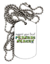 Support Your Local Farmers Market - Color Adult Dog Tag Chain Necklace-Dog Tag Necklace-TooLoud-White-Davson Sales