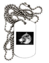 White Wolf Moon Adult Dog Tag Chain Necklace-Dog Tag Necklace-TooLoud-1 Piece-Davson Sales