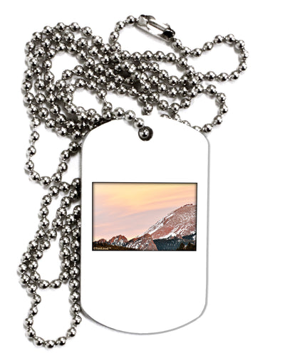 CO Sunset Cliffs Adult Dog Tag Chain Necklace-Dog Tag Necklace-TooLoud-1 Piece-Davson Sales