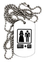 Ctrl Z - Marriage Adult Dog Tag Chain Necklace-Dog Tag Necklace-TooLoud-1 Piece-Davson Sales