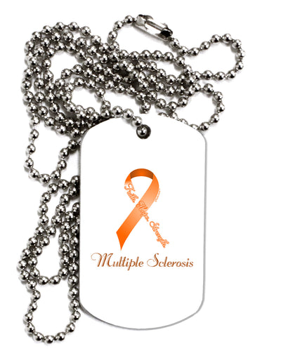 MS - Faith Hope Strength Adult Dog Tag Chain Necklace-Dog Tag Necklace-TooLoud-1 Piece-Davson Sales