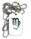 Virgo Symbol Adult Dog Tag Chain Necklace-Dog Tag Necklace-TooLoud-1 Piece-Davson Sales