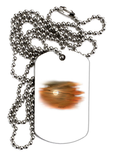 Hazy Moon Adult Dog Tag Chain Necklace-Dog Tag Necklace-TooLoud-1 Piece-Davson Sales