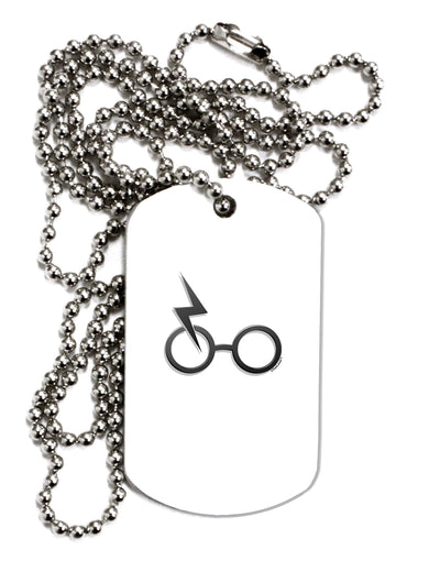 Magic Glasses Adult Dog Tag Chain Necklace by TooLoud-Dog Tag Necklace-TooLoud-1 Piece-Davson Sales