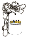 The Burgh Adult Dog Tag Chain Necklace-Dog Tag Necklace-TooLoud-1 Piece-Davson Sales