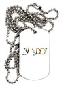 I Do - Groom Adult Dog Tag Chain Necklace-Dog Tag Necklace-TooLoud-1 Piece-Davson Sales