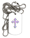 Easter Color Cross Adult Dog Tag Chain Necklace-Dog Tag Necklace-TooLoud-1 Piece-Davson Sales