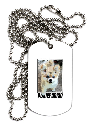 Pomeranian Step Out Adult Dog Tag Chain Necklace by TooLoud-Dog Tag Necklace-TooLoud-1 Piece-Davson Sales