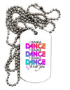 I Wanna Dance With You Adult Dog Tag Chain Necklace-Dog Tag Necklace-TooLoud-1 Piece-Davson Sales