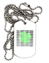 All Green Everything Clover Adult Dog Tag Chain Necklace-Dog Tag Necklace-TooLoud-12 Pieces-Davson Sales